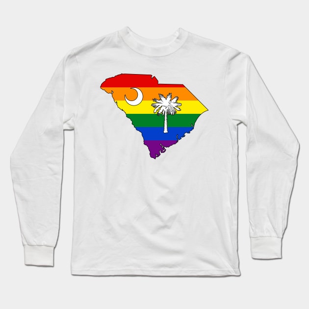 South Carolina Pride! Long Sleeve T-Shirt by somekindofguru